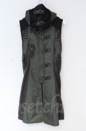 画像: Qutie Frash / ミリタリーベスト  カーキグリーン O-25-12-03-021-QU-TO-IG-ZT1208B