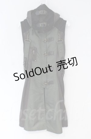 画像: Qutie Frash / ミリタリーベスト  カーキグリーン O-25-12-03-021-QU-TO-IG-ZT060