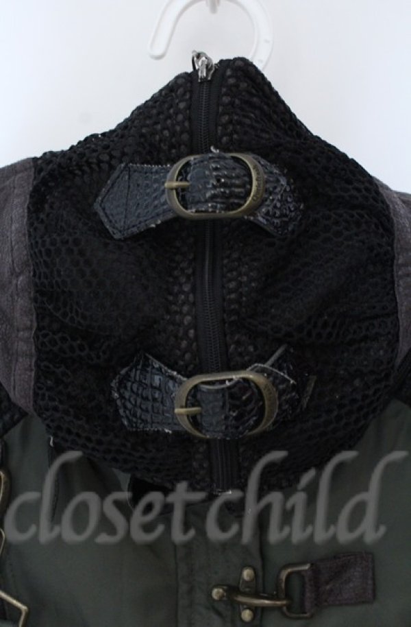 画像2: Qutie Frash / ミリタリーベスト  カーキグリーン O-25-12-03-021-QU-TO-IG-ZT060 (2)