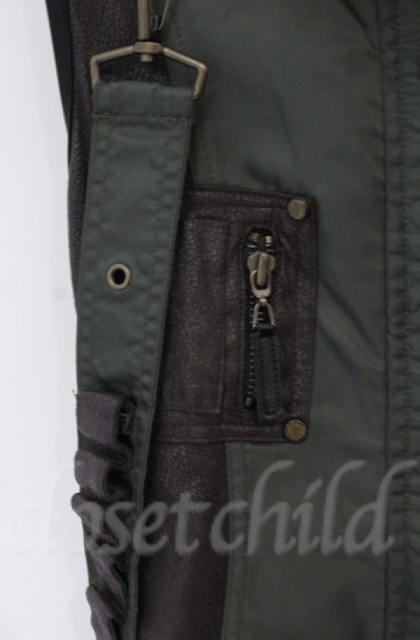 画像4: Qutie Frash / ミリタリーベスト  カーキグリーン O-25-12-03-021-QU-TO-IG-ZT060 (4)