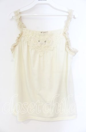 画像: axes femme / ローズレースタンクトップ F  O-25-12-04-039-AX-TO-OW-OS