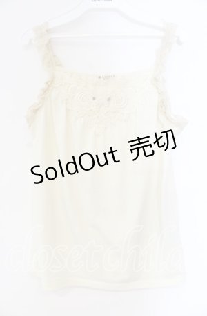 画像: axes femme / ローズレースタンクトップ F  O-25-12-04-039-AX-TO-OW-OS