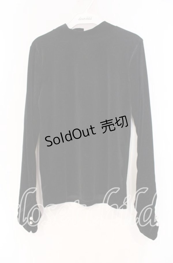 画像1: axes femme / ギャザーシアーベロアインナー F クロ O-25-12-04-043-AX-TO-OW-OS (1)