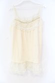 画像1: axes femme / ドビーシフォンキャミソール M キナリ O-25-12-04-005-AX-TO-OW-OS (1)