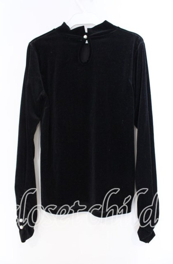 画像2: axes femme / ギャザーシアーベロアインナー F クロ O-25-12-04-043-AX-TO-OW-OS (2)