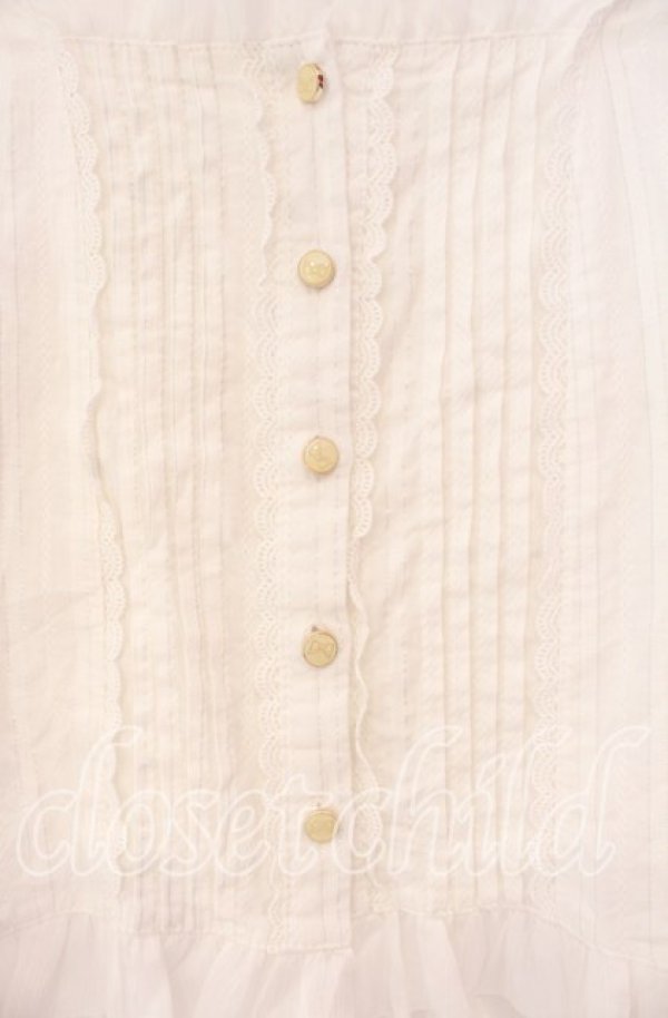 画像2: Doris Night / スクエアネックブラウス XS シロ O-25-12-04-054-EL-BL-OW-OS (2)