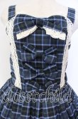 画像2: axes femme Kawaii / タータンチェックジャンスカ M アオ O-25-12-04-059-AX-OP-OW-OS (2)