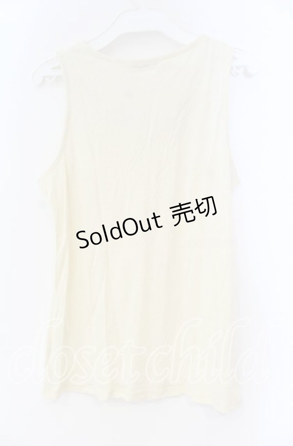 画像3: axes femme / ガーデンフリルレースタンク M キナリ O-25-12-04-006-AX-TO-OW-OS (3)