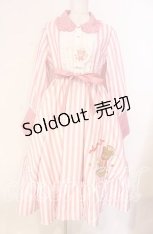 画像: LOLITAその他 / 五月アイコラボワンピース L ピンク O-25-12-04-060-LO-OP-OW-OS