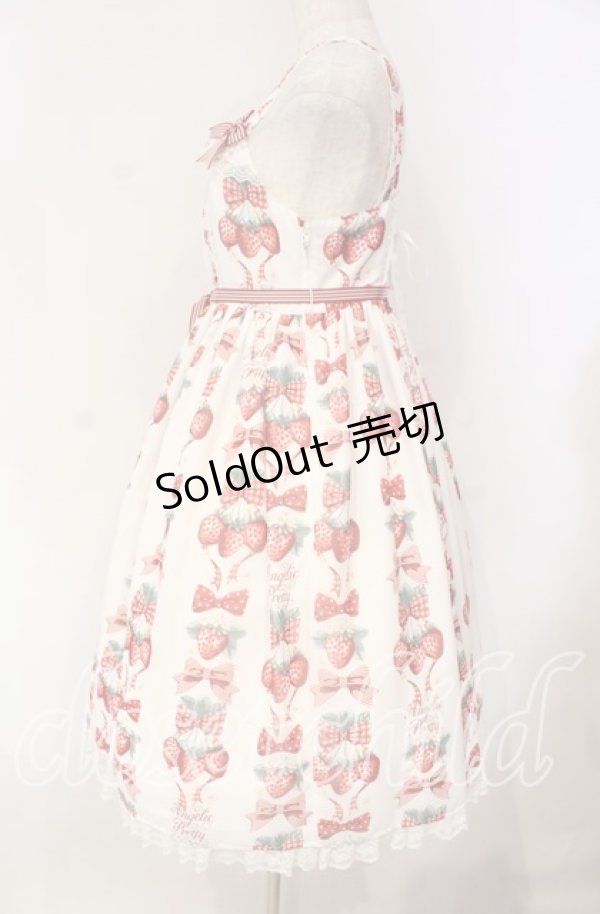 画像3: Angelic Pretty / Strawberry Dollジャンパースカート  シロ O-25-12-04-062-AP-OP-OW-OS (3)