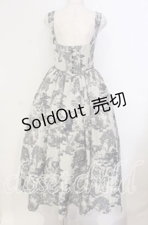 画像: LOLITAその他 / トワルドジュイジャンパースカート S ブルー O-25-12-04-063-LO-OP-OW-OS