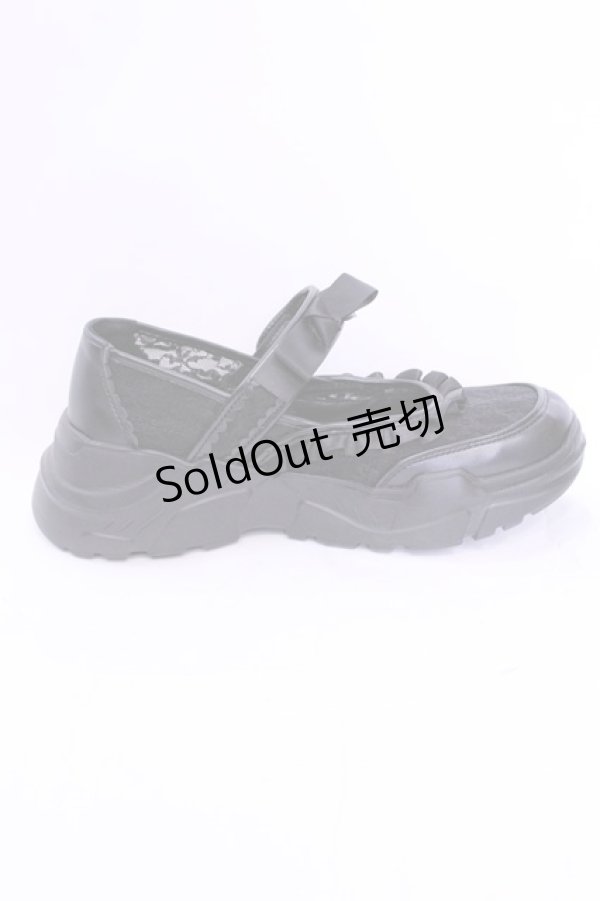 画像5: m petit by misako / AMコウリボンフリルSNK LL クロ O-25-12-04-1043-LO-SH-OW-ZT1220C (5)