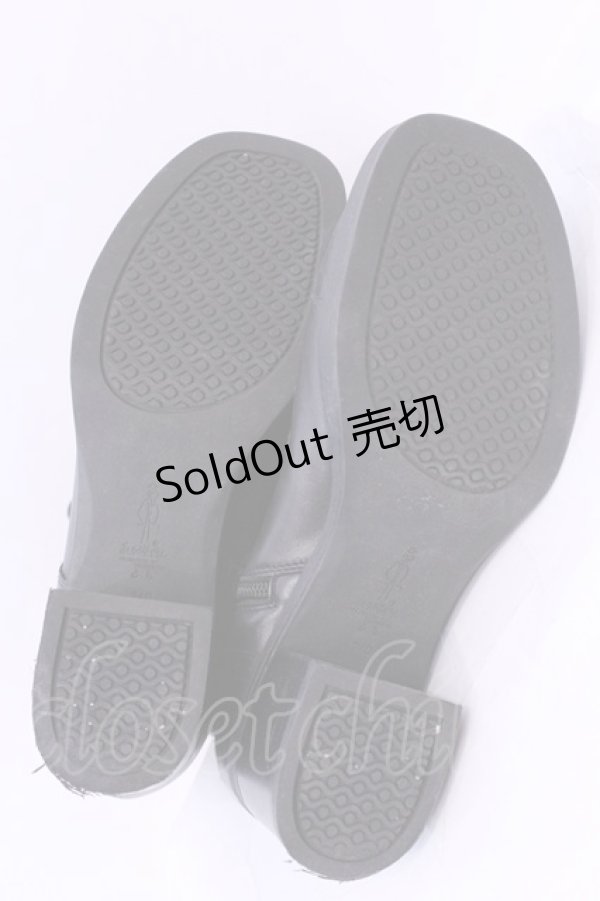 画像4: あしながおじさん / レースアップブーツ 24.0ｃｎ ブラック O-25-12-04-1044-PU-SH-OW-OS (4)