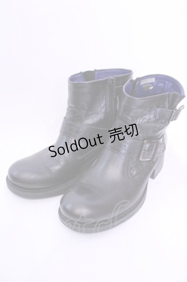 画像1: YOSUKE / ショートブーツ 24.0ｃｍ ブラック O-25-12-04-1045-PU-SH-OW-OS (1)