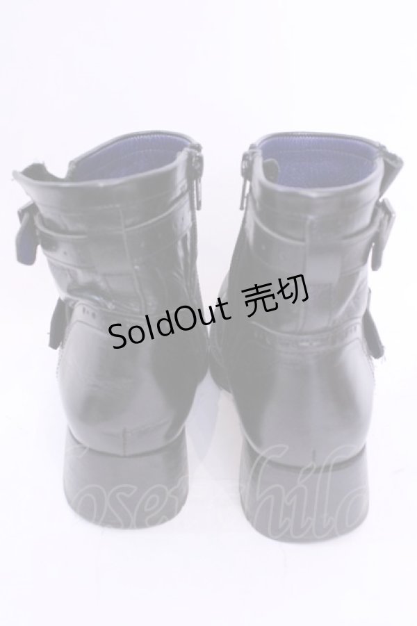 画像3: YOSUKE / ショートブーツ 24.0ｃｍ ブラック O-25-12-04-1045-PU-SH-OW-OS (3)