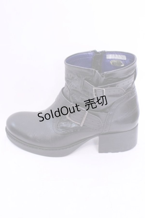 画像6: YOSUKE / ショートブーツ 24.0ｃｍ ブラック O-25-12-04-1045-PU-SH-OW-OS (6)