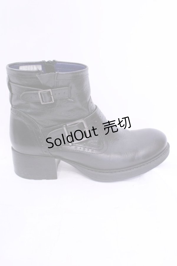画像8: YOSUKE / ショートブーツ 24.0ｃｍ ブラック O-25-12-04-1045-PU-SH-OW-OS (8)