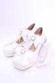 画像1: Lovely Tency / MA フリルリボンPLP パンプス L オフシロ O-25-12-04-1047-LO-SH-OW-OS (1)