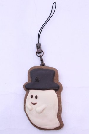 画像: Q-pot. / Ghost Cookie Strap  ブラウン O-25-12-04-1007-QP-ZA-OW-OS