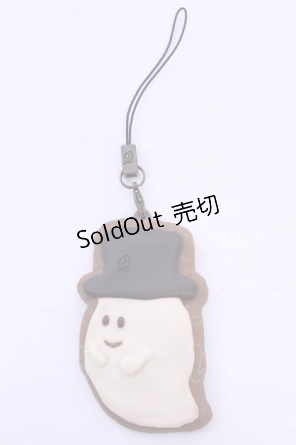 画像1: Q-pot. / Ghost Cookie Strap  ブラウン O-25-12-04-1007-QP-ZA-OW-OS (1)