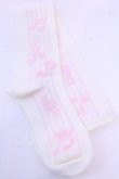 画像2: Angelic Pretty / メロディドールオーバーニーソックス  シロ×ピンク O-25-12-04-1051-AP-ZA-OW-OS (2)