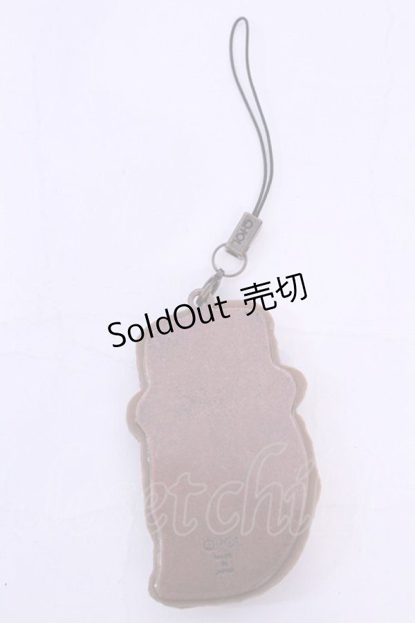 画像2: Q-pot. / Ghost Cookie Strap  ブラウン O-25-12-04-1007-QP-ZA-OW-OS (2)
