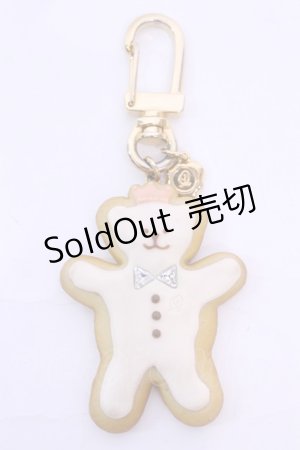 画像: Q-pot. / Bear Sugar Cookie Key Holder　キーホルダー  ホワイト×ブラウン O-25-12-04-1008-QP-ZA-OW-OS