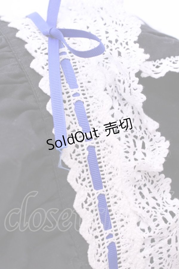 画像2: BABY,THE STARS SHINE BRIGHT / うさみみボンネット  クロ×シロ×アオ O-25-12-04-1066-BA-AC-OW-ZT305 (2)