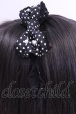 画像3: Angelic Pretty / 水玉シフォンミニリボンカチューシャ  クロ O-25-12-04-1068-AP-AC-OW-OS (3)
