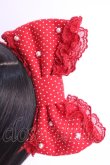 画像2: Angelic Pretty / Dot Ribbon Dollカチューシャ  アカ O-25-12-04-1070-AP-AC-OW-OS (2)