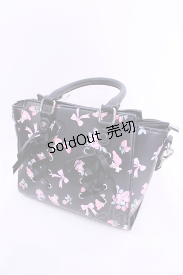 画像1: Ank Rouge / マイメロディ合皮バッグ  クロ O-25-12-04-1080-CA-BG-OW-OS (1)