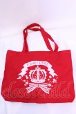 画像1: metamorphose / CLクラウンプリントトートBAG  アカ O-25-12-04-1081-ME-BG-OW-OS (1)