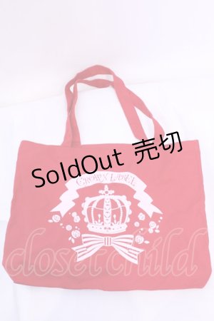 画像: metamorphose / CLクラウンプリントトートBAG  アカ O-25-12-04-1081-ME-BG-OW-OS