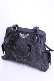 画像1: KILLSTAR / WEBUTANT PURSEハンドバッグ  ブラック O-25-12-04-1083-PU-BG-OW-ZT308 (1)