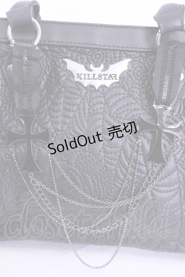 画像2: KILLSTAR / WEBUTANT PURSEハンドバッグ  ブラック O-25-12-04-1083-PU-BG-OW-ZT308 (2)