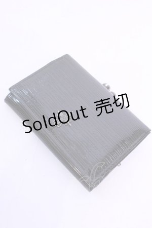 画像: BPN / 十字架付き型押しエナメル折りたたみ財布  ブラック O-25-12-04-1084-GO-ZA-OW-OS