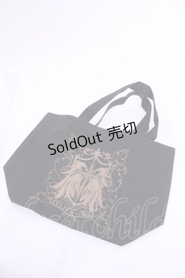 画像1: ATELIER BOZ / ミニトートバッグ  ブラック O-25-12-04-1085-EL-BG-OW-OS (1)