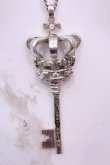 画像1: Jane Marple / Crown Keyネックレス  アンティークシルバー O-25-12-04-1018-JM-AC-OW-OS (1)