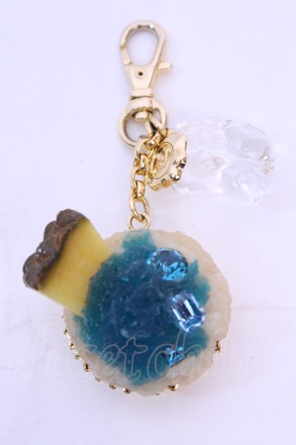 画像1: Q-pot. / Blue Hawaii Shaved Iceバッグチャーム  ブルーハワイ O-25-12-04-1002-QP-AC-OW-OS (1)