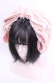 画像1: Hoshibako Works / お人形風シャンティクリームリボンカチューシャ  ピンク O-25-12-04-1025-LO-AC-OW-OS (1)