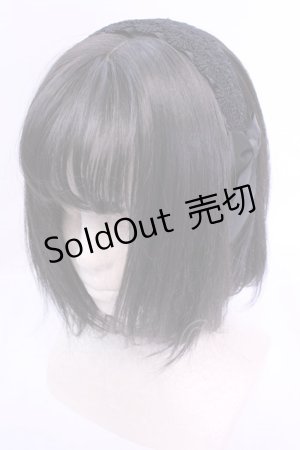 画像: m petit by misako / レースリボンカチューシャ  クロ O-25-12-04-1026-LO-AC-OW-OS