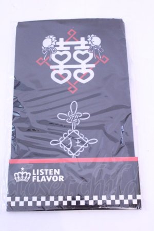 画像: LISTEN FLAVOR / チャイナオーバーニー  ブラック O-25-12-04-1031-PU-ZA-OW-OS