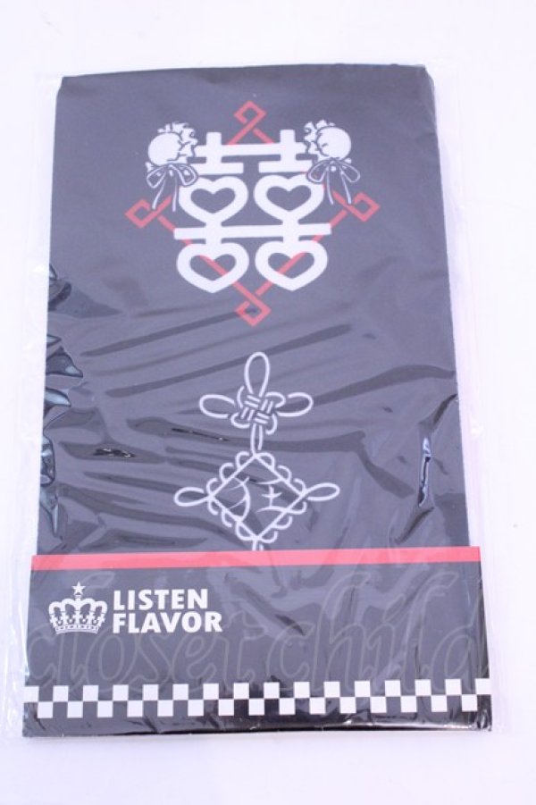 画像1: LISTEN FLAVOR / チャイナオーバーニー  ブラック O-25-12-04-1031-PU-ZA-OW-OS (1)