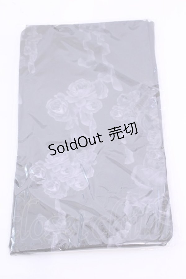 画像1: h.NAOTO / Black Bloody Rose Tights  ブラック×グレー O-25-12-04-1033-HN-ZA-OW-OS (1)