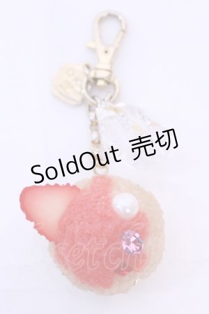 画像: Q-pot. / Strawberry Shaved Iceバッグチャーム  ストロベリー O-25-12-04-1004-QP-ZA-OW-OS