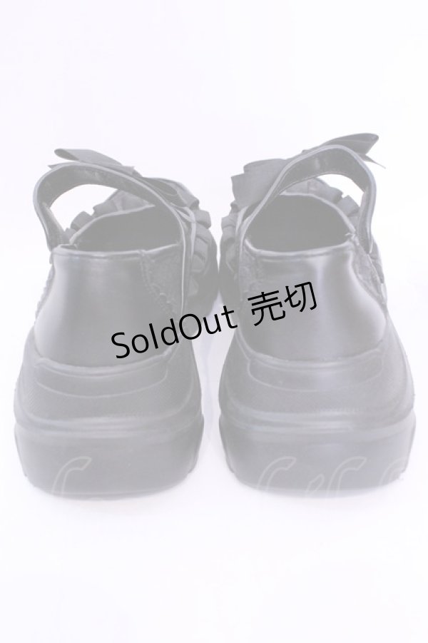 画像3: m petit by misako / AMコウリボンフリルSNK LL クロ O-25-12-04-1043-LO-SH-OW-ZT1220C (3)