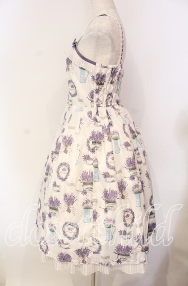 画像3: Melody BasKet / Lavender gardenジャンパースカート  アイボリー O-25-12-04-067-LO-OP-IG-OS (3)