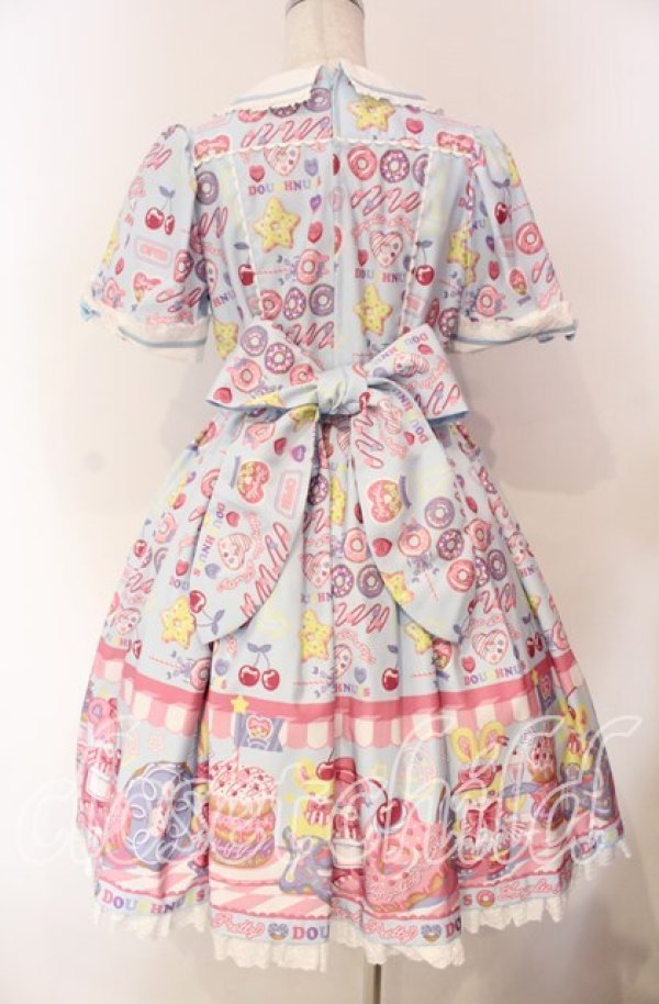 Angelic Pretty / Toy's Donut Dinerワンピース サックス O-25-12-04