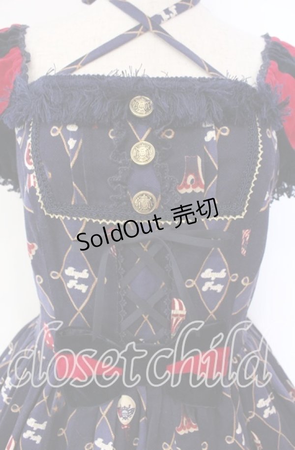 画像2: Angelic Pretty / TOY MARCHワンピース  ネイビー O-25-12-04-069-AP-OP-IG-OS (2)