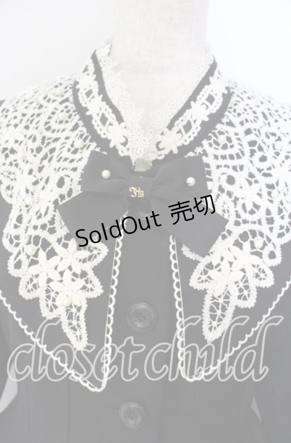 画像2: Innocent World / ブロンシュコートワンピース  クロ O-25-12-04-071-IW-OP-IG-OS (2)